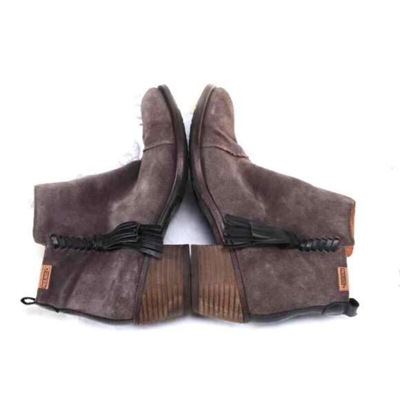 Pikolinos Baqueira Suede Ankle Booties ankle boots distressed womens 39 us 8.5-9 - Picture 5 of 7